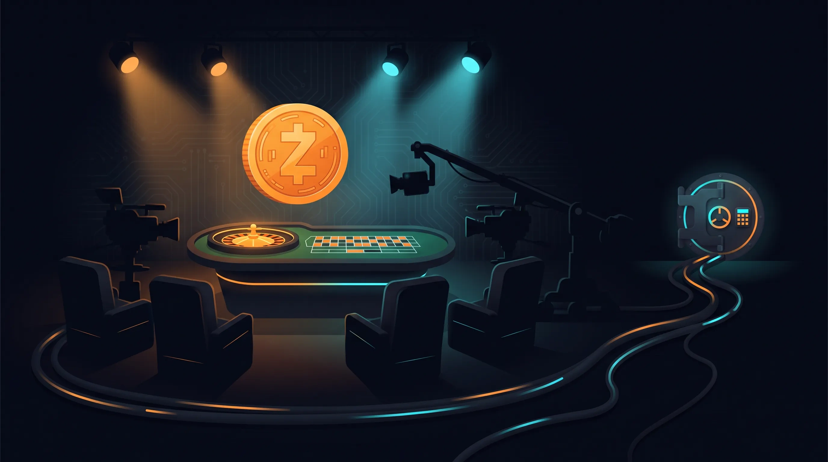 Illustration for Live Dealer Casinos That Take Zcash